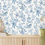 Fine Decor Elspeth - Blue Wallpaper | Buy Online Fine Decor Elspeth wallpaper, color Blue, SKU FD43447