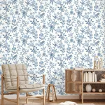 Fine Decor Elspeth - Blue Wallpaper | Buy Online Fine Decor Elspeth wallpaper, color Blue, SKU FD43447
