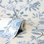 Fine Decor Elspeth - Blue Wallpaper | Buy Online Fine Decor Elspeth wallpaper, color Blue, SKU FD43447