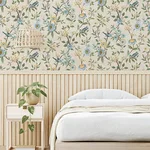 Fine Decor Elspeth - Light Yellow Wallpaper | Buy Online Fine Decor Elspeth wallpaper, color Light Yellow, SKU FD43448
