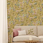 Fine Decor Elspeth wallpaper, color Mustard, SKU FD43446