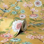 Fine Decor Elspeth wallpaper, color Mustard, SKU FD43446