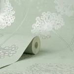 Fine Decor Grace - Green Wallpaper | Buy Online Fine Decor Grace wallpaper, color Green, SKU FD43282