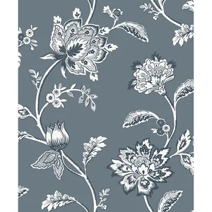 Fine Decor Juliette wallpaper, color Blue, SKU FD43453