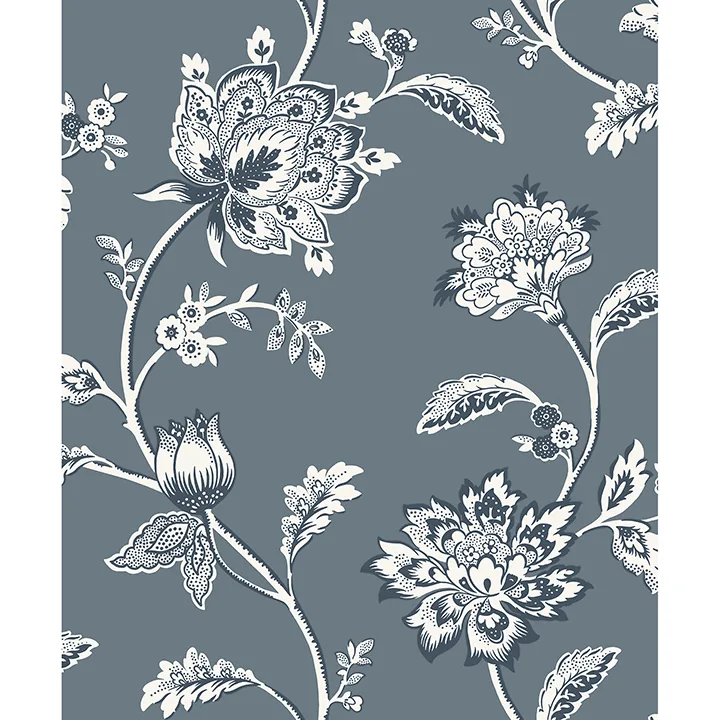 Fine Decor Juliette wallpaper, color Blue, SKU FD43453