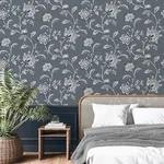 Fine Decor Juliette - Blue Wallpaper | Buy Online Fine Decor Juliette wallpaper, color Blue, SKU FD43453