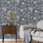 Fine Decor Juliette - Blue Wallpaper | Buy Online Fine Decor Juliette wallpaper, color Blue, SKU FD43453