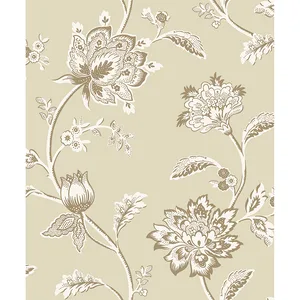 Fine Decor Juliette wallpaper, color Light Yellow, SKU FD43452