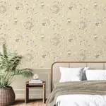Fine Decor Juliette - Light Yellow Wallpaper | Buy Online Fine Decor Juliette wallpaper, color Light Yellow, SKU FD43452