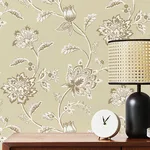 Fine Decor Juliette - Light Yellow Wallpaper | Buy Online Fine Decor Juliette wallpaper, color Light Yellow, SKU FD43452