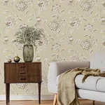 Fine Decor Juliette - Light Yellow Wallpaper | Buy Online Fine Decor Juliette wallpaper, color Light Yellow, SKU FD43452