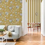 Fine Decor Juliette - Mustard Wallpaper | Buy Online Fine Decor Juliette wallpaper, color Mustard, SKU FD43450