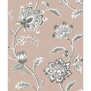 Fine Decor Juliette wallpaper, color Light Pink, SKU FD43451