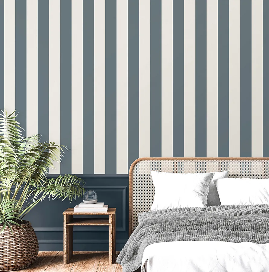 Fine Decor Tavish wallpaper, color Blue, SKU FD43458