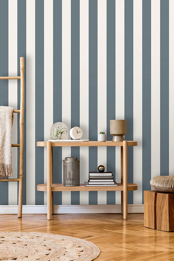 Fine Decor Tavish wallpaper, color Blue, SKU FD43458