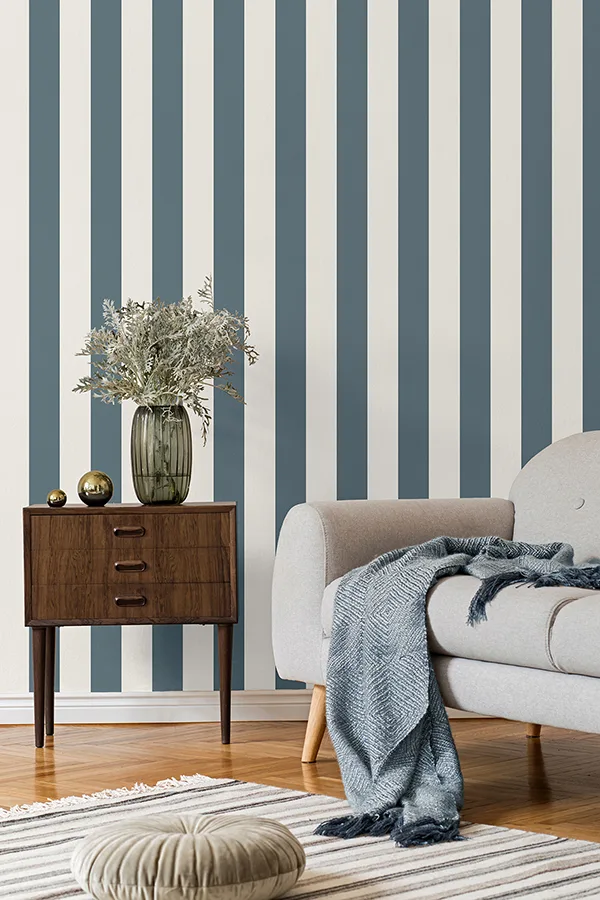 Fine Decor Tavish wallpaper, color Blue, SKU FD43458