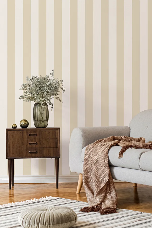 Fine Decor Tavish wallpaper, color Light Yellow, SKU FD43457