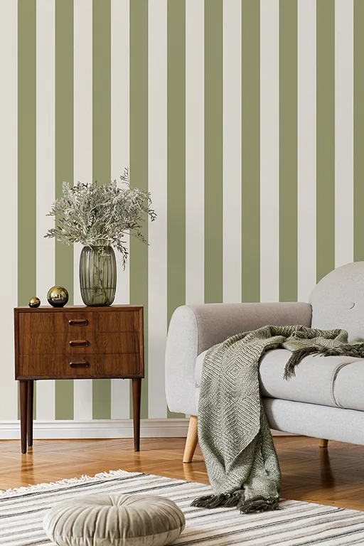 Fine Decor Tavish wallpaper, color Sage, SKU FD43459