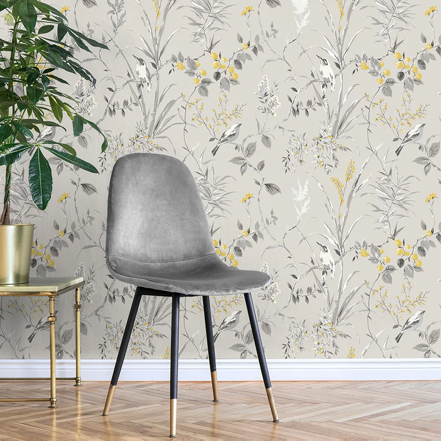 Fine Decor Mariko - Grey Wallpaper | Buy Online Fine Decor Mariko wallpaper, color Grey, SKU M1551