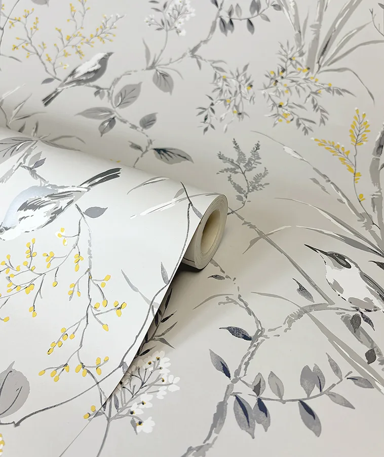 Fine Decor Mariko - Grey Wallpaper | Buy Online Fine Decor Mariko wallpaper, color Grey, SKU M1551