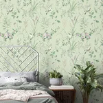 Fine Decor Mariko wallpaper, color Sage, SKU M1552