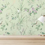 Fine Decor Mariko wallpaper, color Sage, SKU M1552
