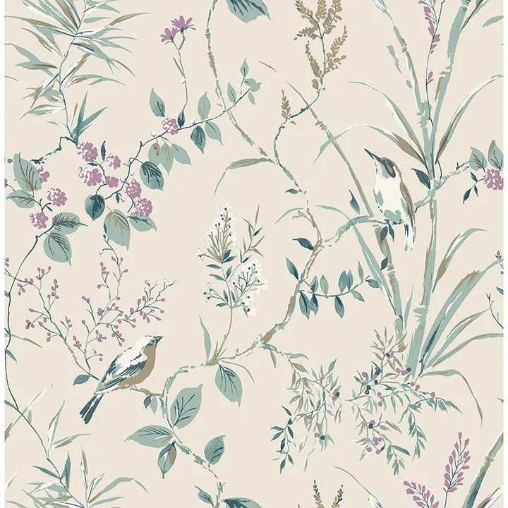 Fine Decor Mariko wallpaper, color Teal, SKU M1554