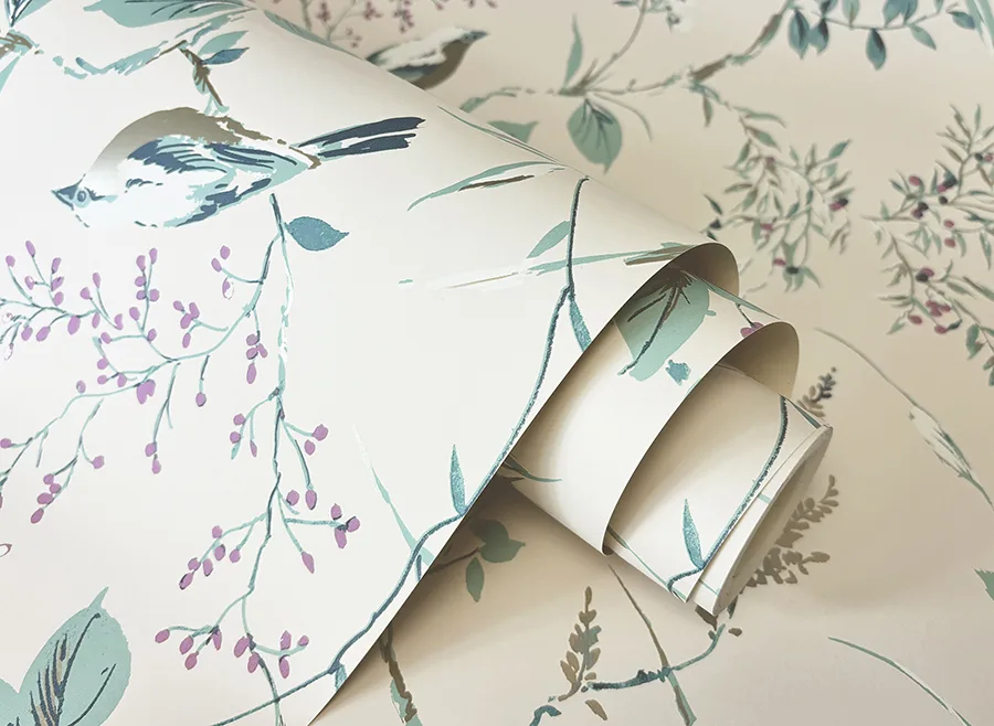 Fine Decor Mariko - Teal Wallpaper | Buy Online Fine Decor Mariko wallpaper, color Teal, SKU M1554