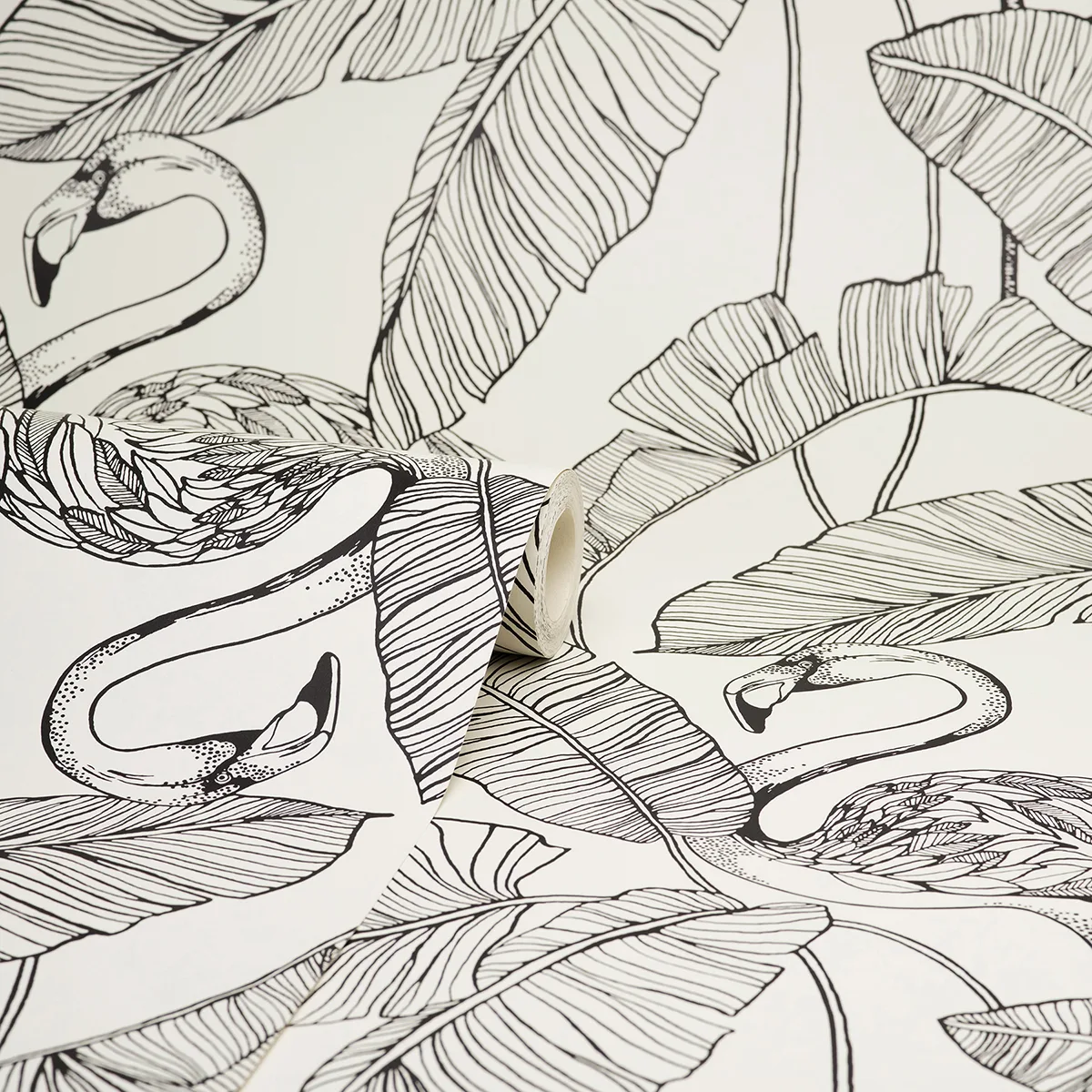 Fine Decor Mulholland wallpaper, color White, SKU FD42944