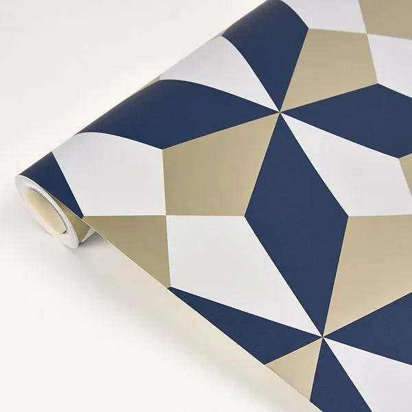 Fine Decor Newby - Navy Wallpaper | Buy Online Fine Decor Newby wallpaper, color Navy, SKU 2900-42548