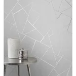 Fine Decor Quartz - Silver Wallpaper | Buy Online Fine Decor Quartz wallpaper, color Silver, SKU FD42280