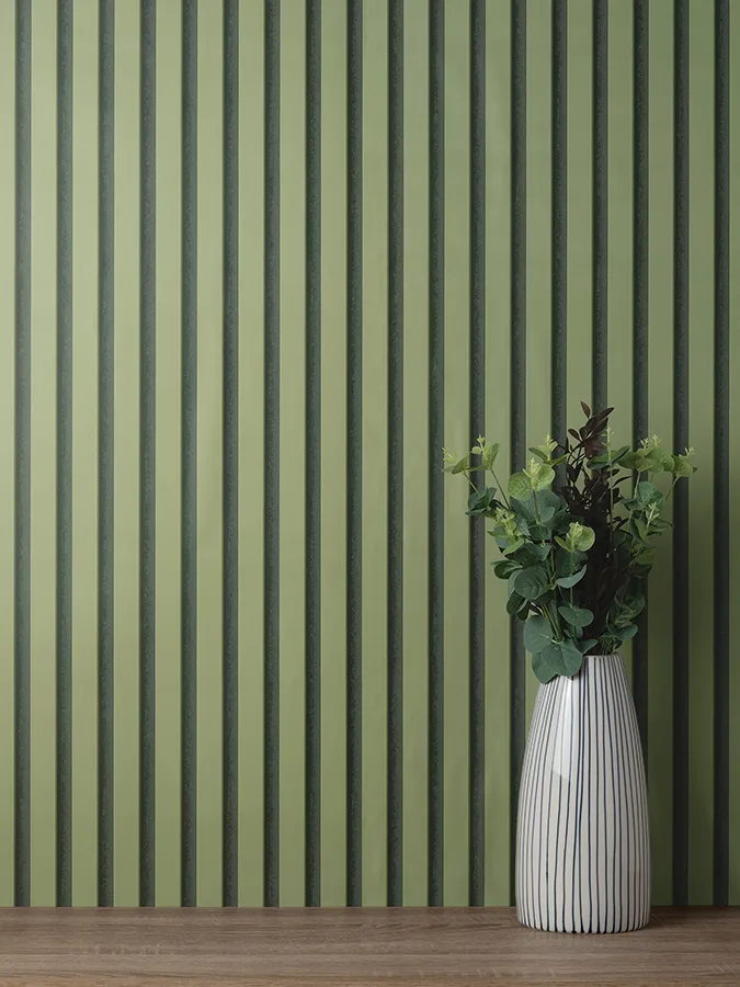 Fine Decor Reggie wallpaper, color Olive, SKU FD43289
