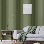 Fine Decor Reggie wallpaper, color Olive, SKU FD43289