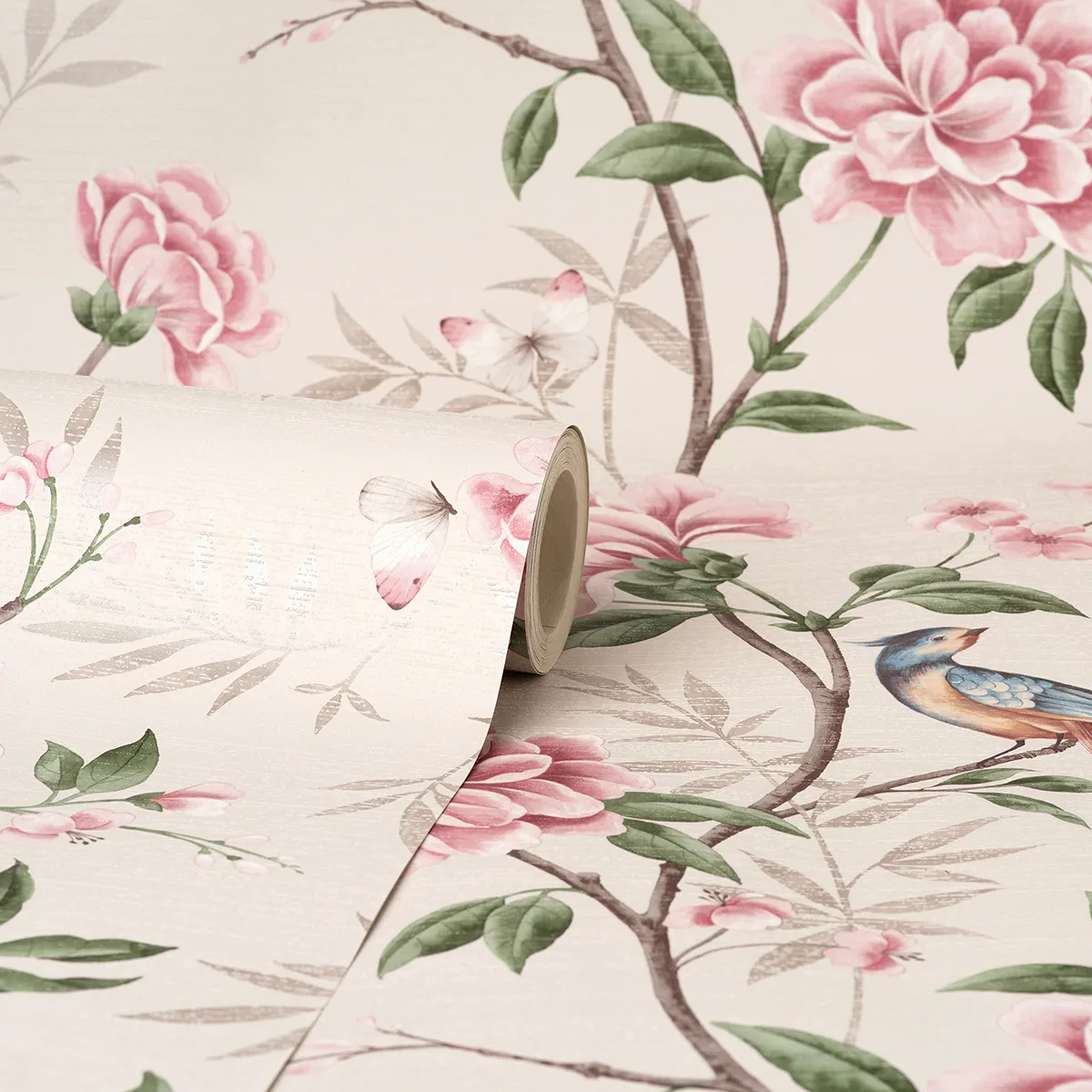 Fine Decor Akina - Cream Wallpaper | Buy Online Fine Decor Akina wallpaper, color Cream, SKU M1725