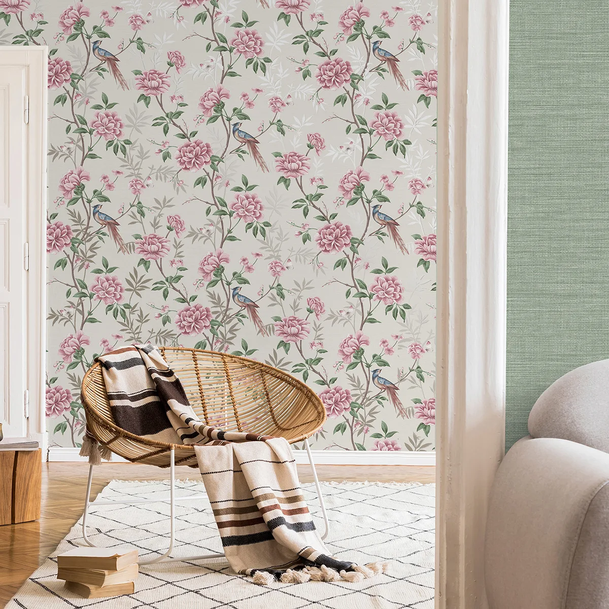 Fine Decor Akina - Cream Wallpaper | Buy Online Fine Decor Akina wallpaper, color Cream, SKU M1725