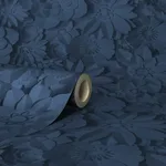 Fine Decor Dacre - Dark Blue Wallpaper | Buy Online Fine Decor Dacre wallpaper, color Dark Blue, SKU FD42690