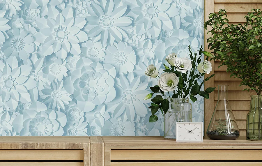 Fine Decor Dacre - Light Blue Wallpaper | Buy Online Fine Decor Dacre wallpaper, color Light Blue, SKU FD42598