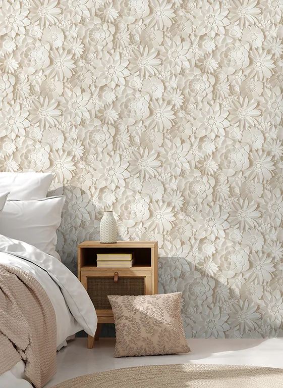 Fine Decor Dacre wallpaper, color Cream, SKU FD43604