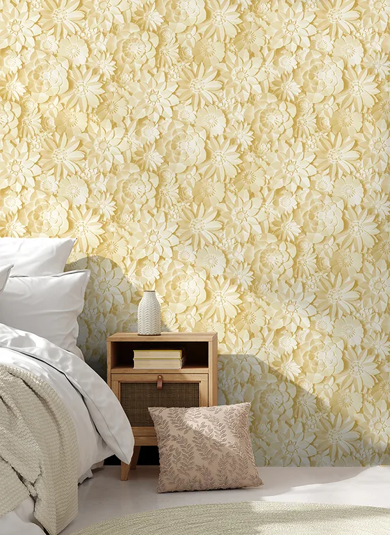 Fine Decor Dacre wallpaper, color Yellow, SKU FD42597