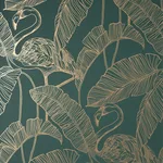 Fine Decor Mulholland - Dark Green Wallpaper | Buy Online Fine Decor Mulholland wallpaper, color Dark Green, SKU FD42946