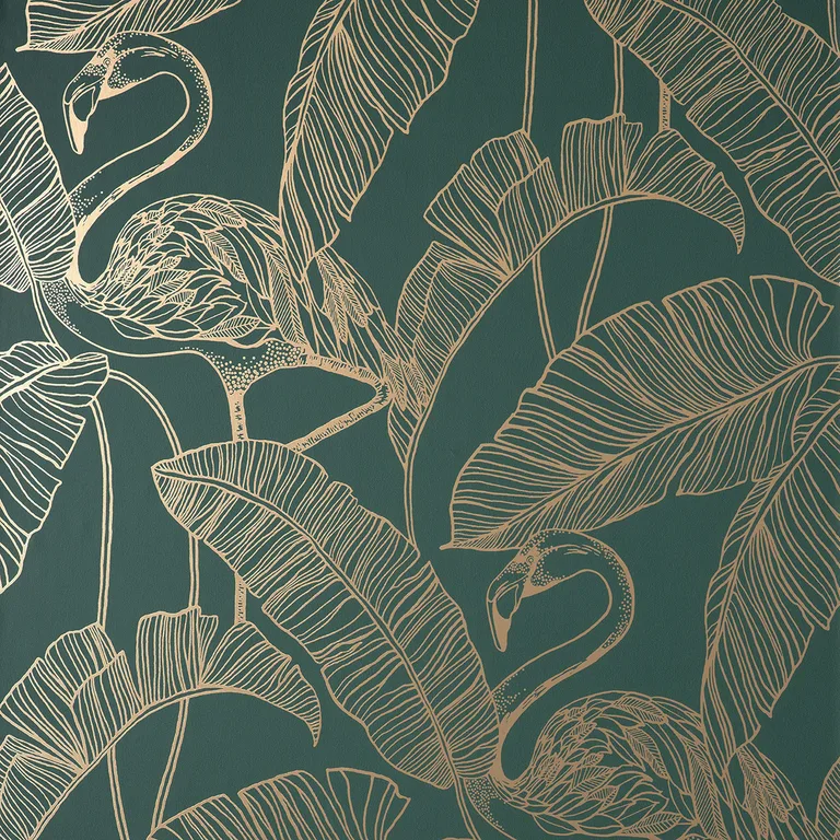 Fine Decor Mulholland wallpaper, color Dark Green, SKU FD42946