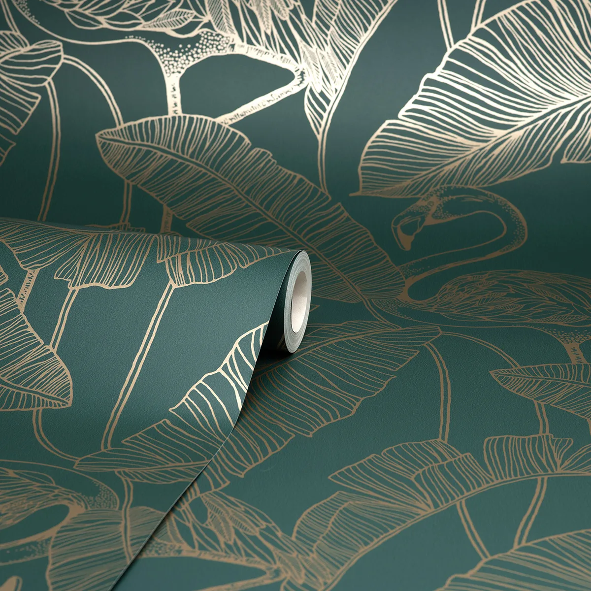 Fine Decor Mulholland - Dark Green Wallpaper | Buy Online Fine Decor Mulholland wallpaper, color Dark Green, SKU FD42946