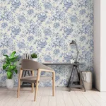 Fine Decor Gabriela - Blue Wallpaper | Buy Online Fine Decor Gabriela wallpaper, color Blue, SKU FD43610