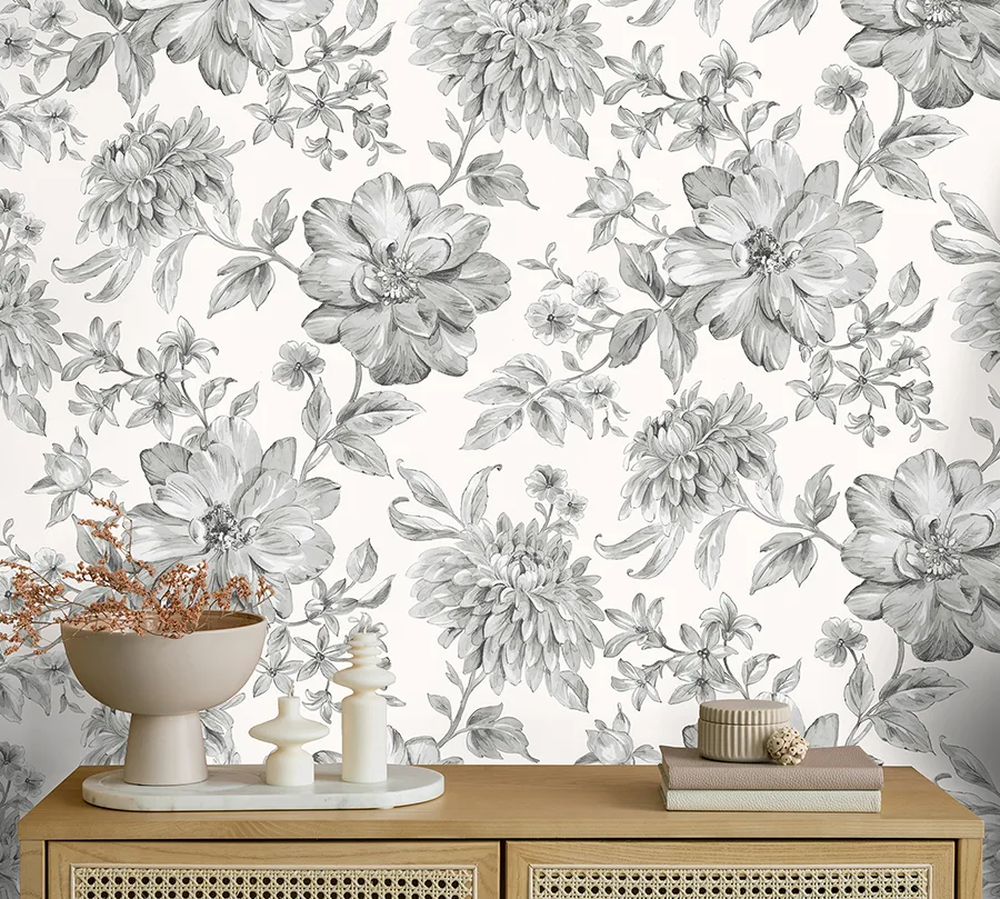Fine Decor Gabriela - Grey Wallpaper | Buy Online Fine Decor Gabriela wallpaper, color Grey, SKU FD43612