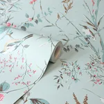 Fine Decor Mariko - Light Blue Wallpaper | Buy Online Fine Decor Mariko wallpaper, color Light Blue, SKU M1856