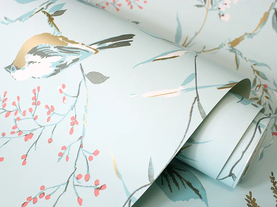 Fine Decor Mariko - Light Blue Wallpaper | Buy Online Fine Decor Mariko wallpaper, color Light Blue, SKU M1856