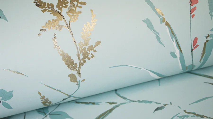Fine Decor Mariko - Light Blue Wallpaper | Buy Online Fine Decor Mariko wallpaper, color Light Blue, SKU M1856