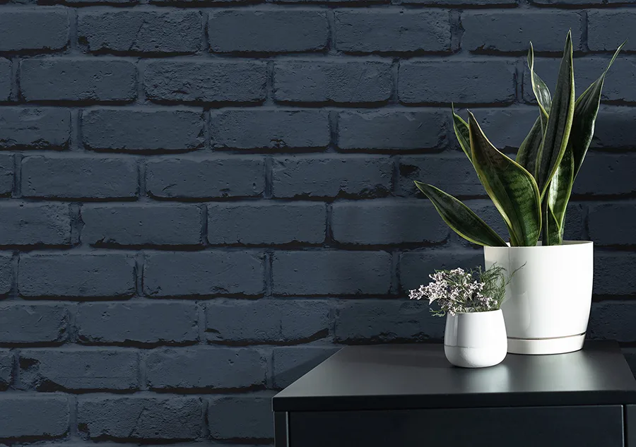 Fine Decor Alpin wallpaper, color Navy, SKU FD43602