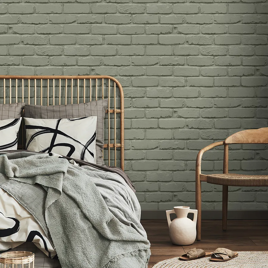 Fine Decor Alpin - Sage Wallpaper | Buy Online Fine Decor Alpin wallpaper, color Sage, SKU FD43603