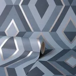 Fine Decor Shard - Blue Wallpaper | Buy Online Fine Decor Shard wallpaper, color Blue, SKU FD42608